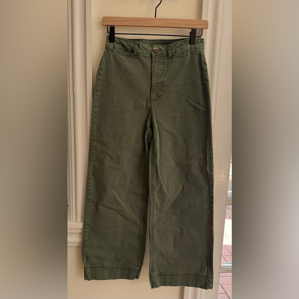 Old Navy Olive Wide Leg Pants